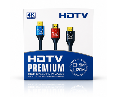 Câble HDTV 2.0 Premium 15M 4K Ultra HD
