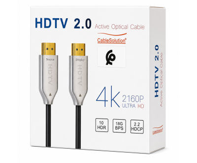 HDTV 2.0 Active Optical Cable 4K 25m 18Gbps