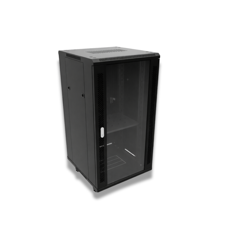 Armoire Informatique au Sol CableSolution 600×600 mm – Cabinet Réseau Professionnel Sécurisé