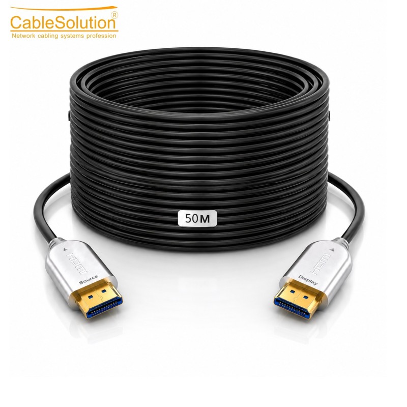 Câble HDTV 2.0 Optique Actif 50M 4K 60Hz
