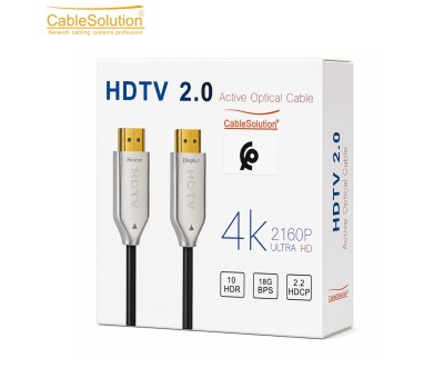 Câble HDTV 2.0 Optique Actif 50M 4K 60Hz