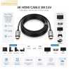 Câble HDMI 2.0 4K UHD 3m Premium High Speed
