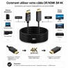 كابل DisplayPort إلى HDMI بطول 3 متر 4K