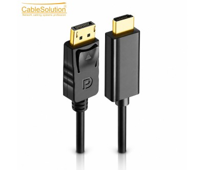 Câble DP vers HDMI 3M 4K – CABLE SOLUTION