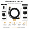 HDMI 2.1 8K 3M High Speed Cable HDR eARC