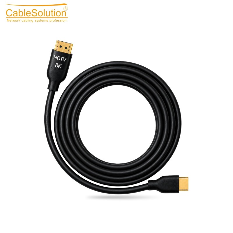 Câble HDMI 2.1 8K 5M HDR 4K120Hz eARC Noir