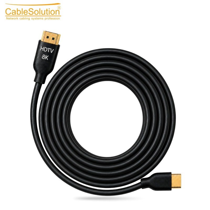 Câble HDMI 2.1 8K 10M HDR 4K120Hz eARC Noir