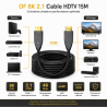 Câble HDTV 2.1 Fibre Optique Active 8K 15M
