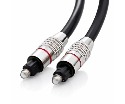 Câble Audio Optique 1,5m CS-OAC6mm Métal DTS Dolby