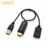 محول HDMI إلى DisplayPort بدقة Full HD 1080p