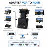 محول VGA إلى HDMI HDTV بدقة Full HD 1080p