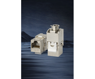 Shielded RJ45 Cat6A FTP Keystone Module – High Performance 10Gbps Network Connector