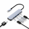 Adaptateur USB-C vers HDMI 5-en-1 4K PD 60W