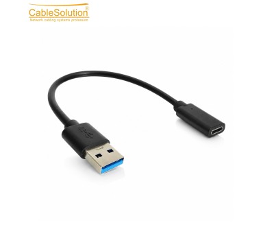 Adaptateur USB 3.0 vers Type-C Femelle CABLESOLUTION