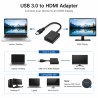 Adaptateur USB 3.0 vers HDMI Full HD 1080p HDCP