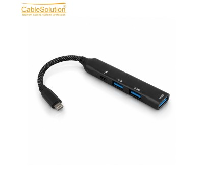CableSolution SX-38 Extendeur Lightning Multi USB