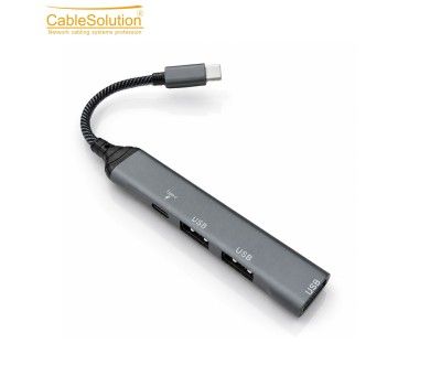 USB Type-C Adapter 3 USB Ports + PD SX-37