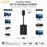 CableSolution CS10001 DisplayPort to VGA Adapter