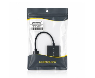 Adaptateur DisplayPort vers VGA CableSolution CS10001