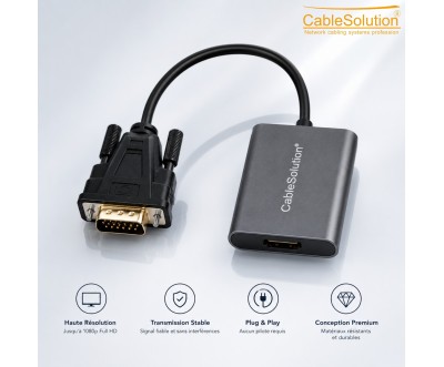 CableSolution CS10009 VGA to HDTV Adapter