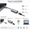 Adaptateur Type-C vers LAN Gigabit Ethernet CS10015