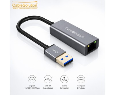 Adaptateur USB 3.0 vers LAN Gigabit Ethernet CS10016