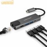Type-C 5-in-1 Hub HD Dual USB PD LAN CS10018