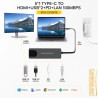 Hub Type-C 5-en-1 HD 2 USB PD LAN CS10018