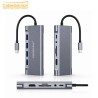 Type-C HUB 11-en-1 CS10023 HD VGA USB Gigabit