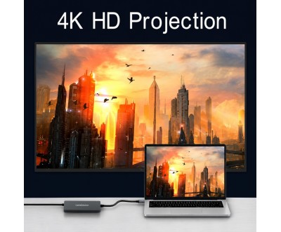 موزع USB-C ‏11 في 1 HDMI 4K VGA LAN PD100W CS10024