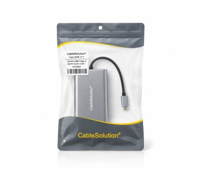 11-in-1 USB-C Hub HDMI 4K VGA LAN PD100W CS10024