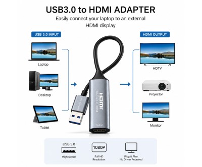 Adaptateur USB 3.0 vers HDTV CableSolution CS10025