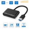 Adaptateur USB 3.0 vers HDTV + VGA CableSolution CS10026