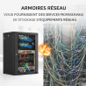 Armoire Informatique Murale 18U 600×600 mm Cable Solution