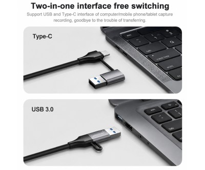 HD Video Capture USB 3.0 & Type-C CableSolution CS10027