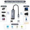 Type-C Video Capture USB-C CableSolution CS10028 U2