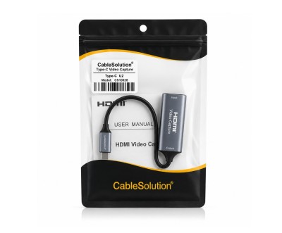 Type-C Video Capture USB-C CableSolution CS10028 U2