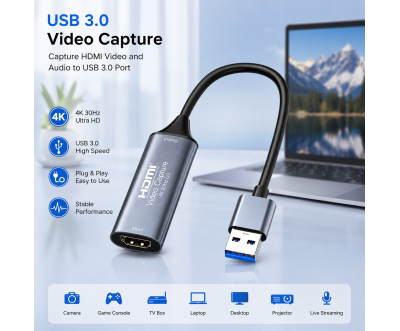 بطاقة التقاط فيديو USB 3.0 بدقة 4K 30Hz موديل CS10029
