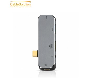 Hub USB-C 5 en 1 CS10040 CableSolution avec PD