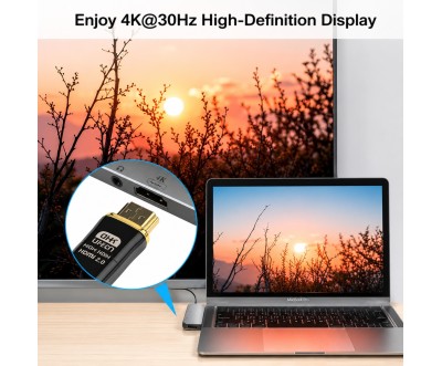 CableSolution CS10040 5-in-1 USB-C Hub with PD