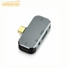 CableSolution CS10041 – Hub USB-C 4 en 1 avec 2 Ports USB, Port Type-C et Audio 3.5 mm