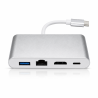 Adaptateur USB-C vers HDTV 4K LAN USB 3.0 4-en-1