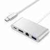 Adaptateur USB-C vers HDTV 4K LAN USB 3.0 4-en-1