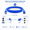 Câble Extension USB 3.0 3m Haute Stabilité