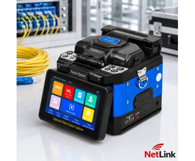 جهاز لحام الألياف الضوئية NetLink FTL-FS60E الاحترافي