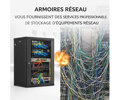 CableSolution 18U Wall Computer Cabinet 600×450 mm – Secure Professional Network Cabinet