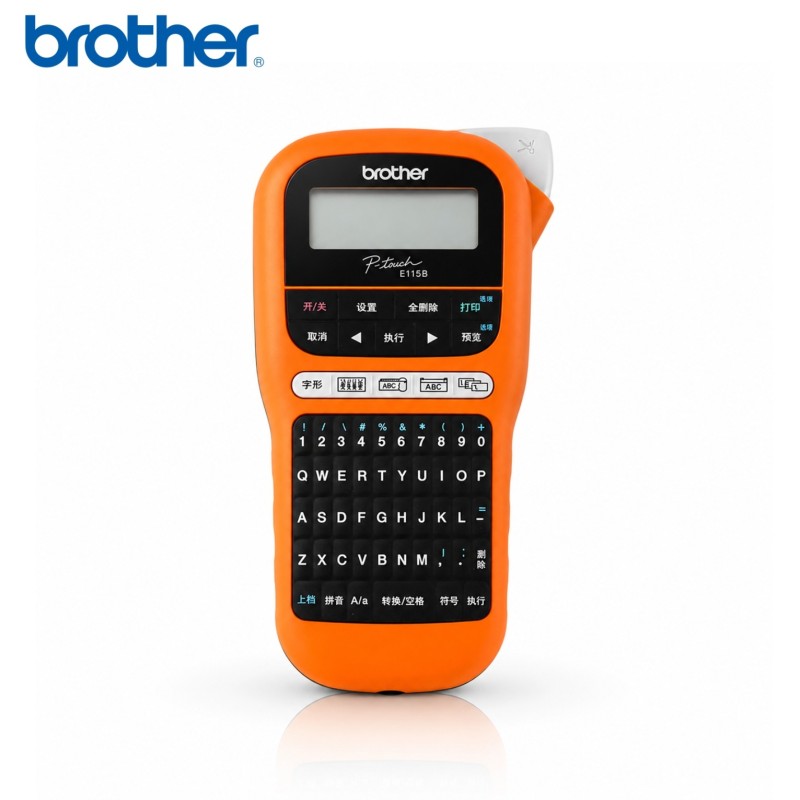 Brother P touch PT E115B آلة ملصقات محمولة