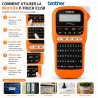 Brother P touch PT E115B آلة ملصقات محمولة