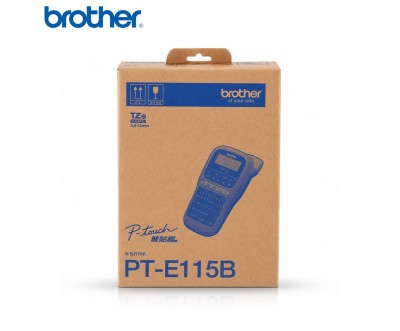 Brother P touch PT E115B آلة ملصقات محمولة