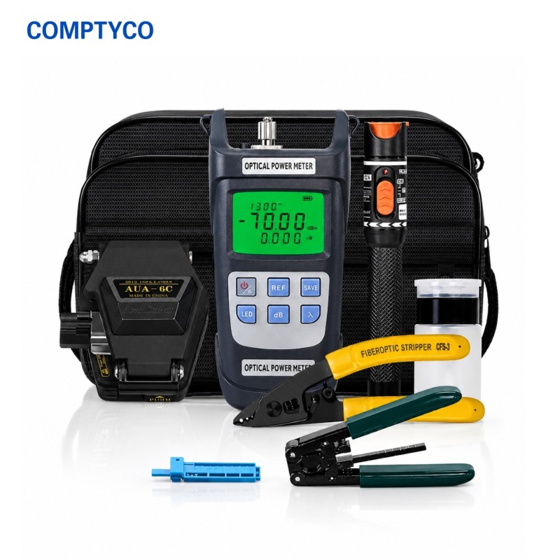 مجموعة COMPTYCO FTL-KITC6 لاختبار وصيانة الألياف البصرية